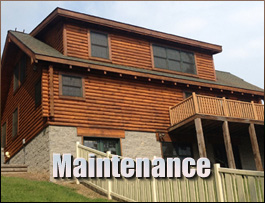  Sanford, North Carolina Log Home Maintenance